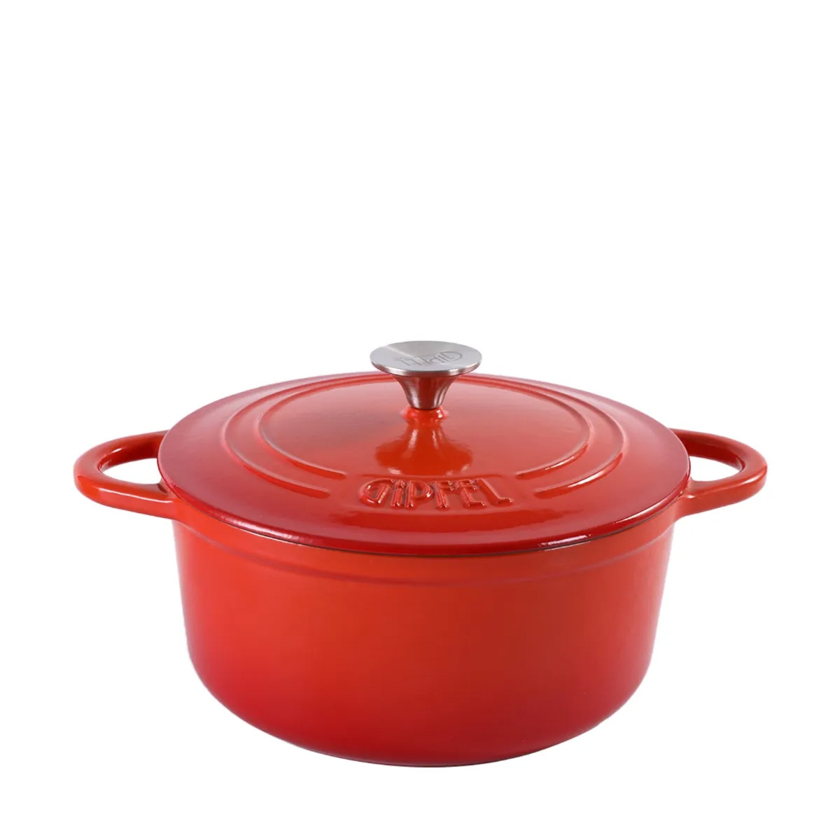 Кастрюля из чугуна Gipfel Majolica Flame 